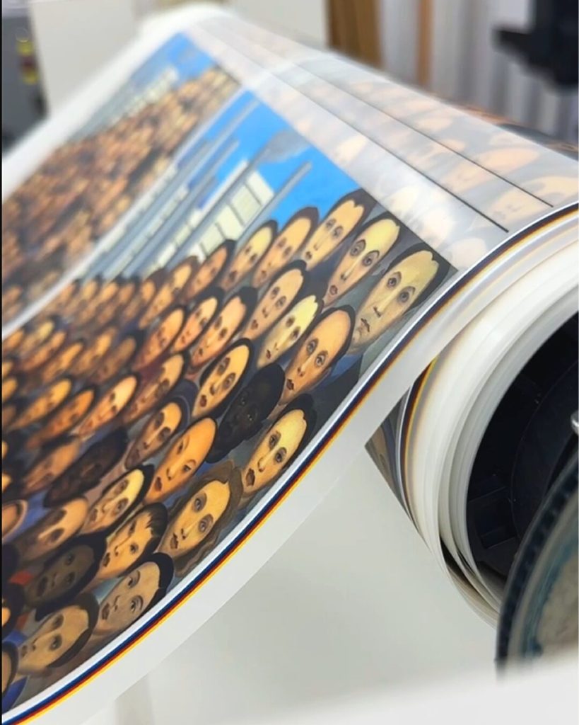Bobina de film DTF textil impreso