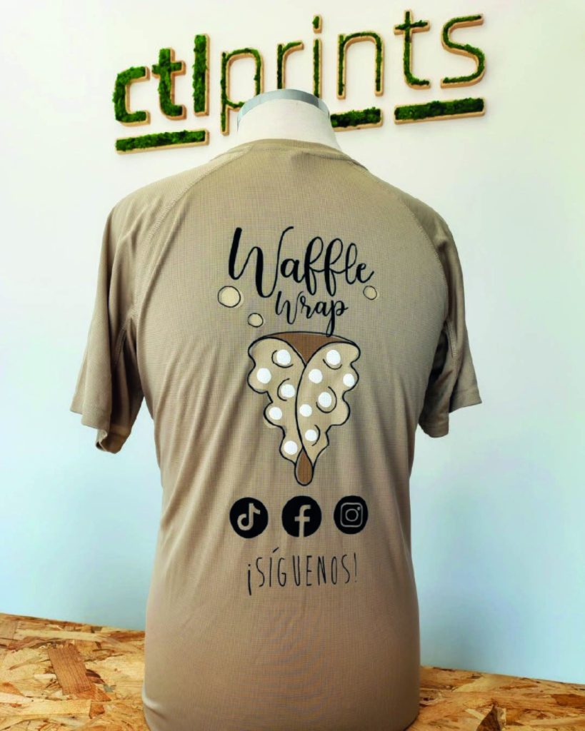 Camiseta de uniforme personalizada en DTF