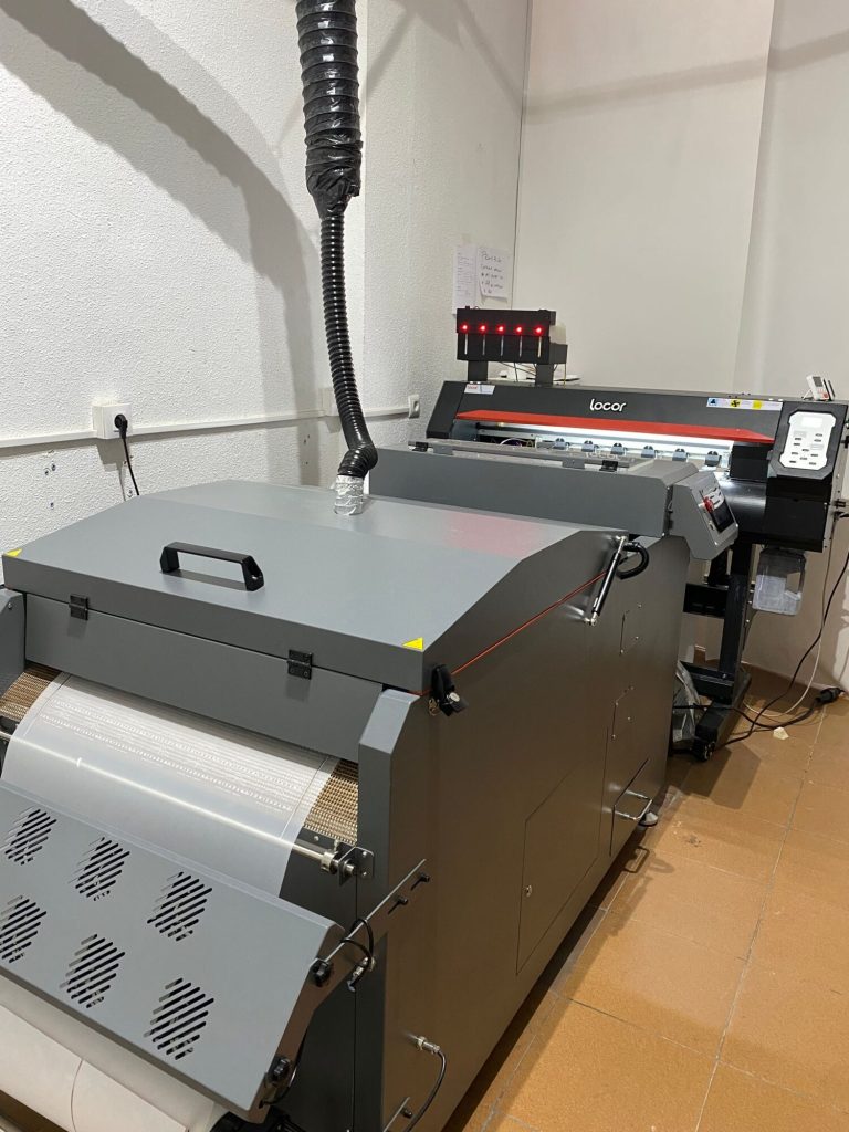 Impresora DTF textil del taller