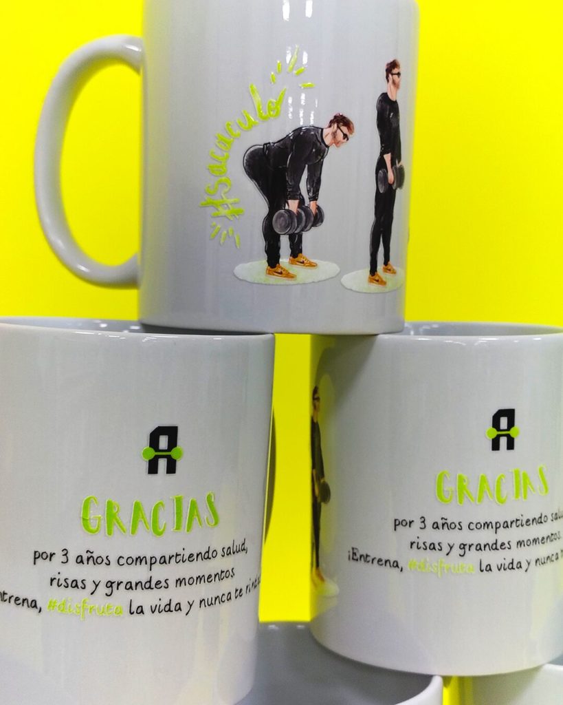 Tazas personalizadas con DTF UV